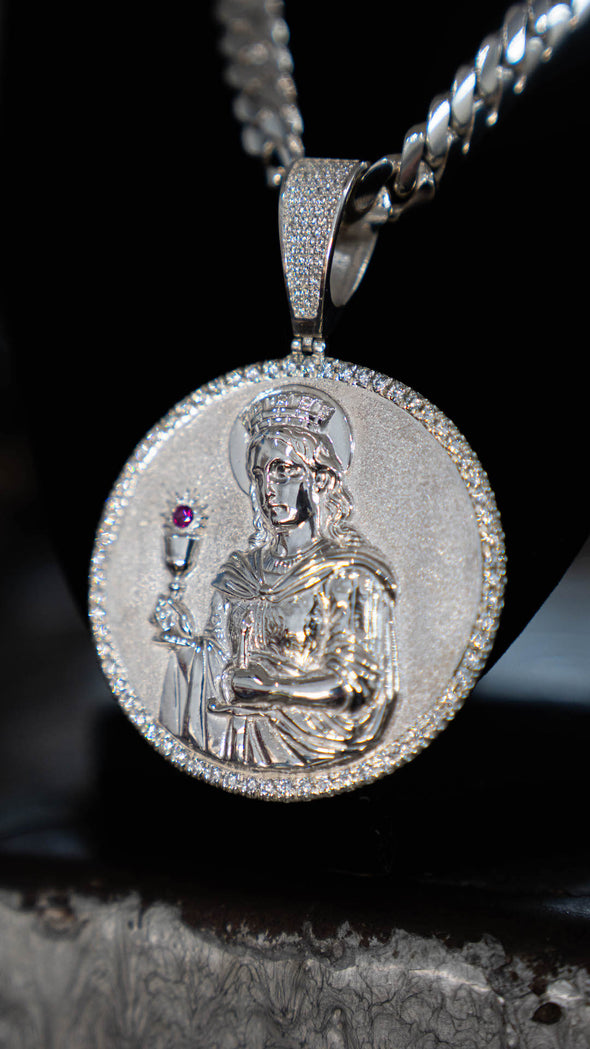 Santa Barbara Medallion Silver